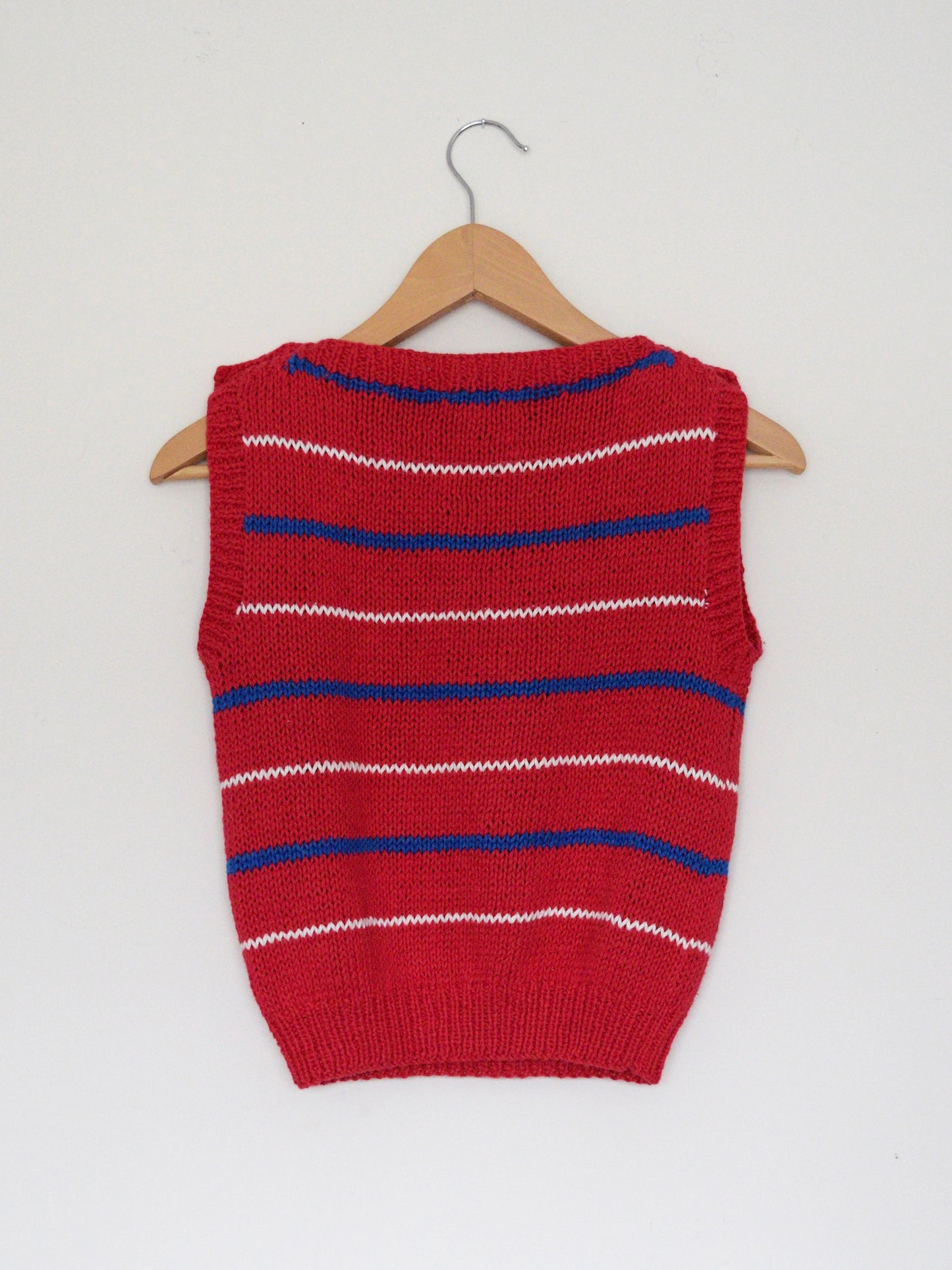 1990's Hand-knit Sweater Vest