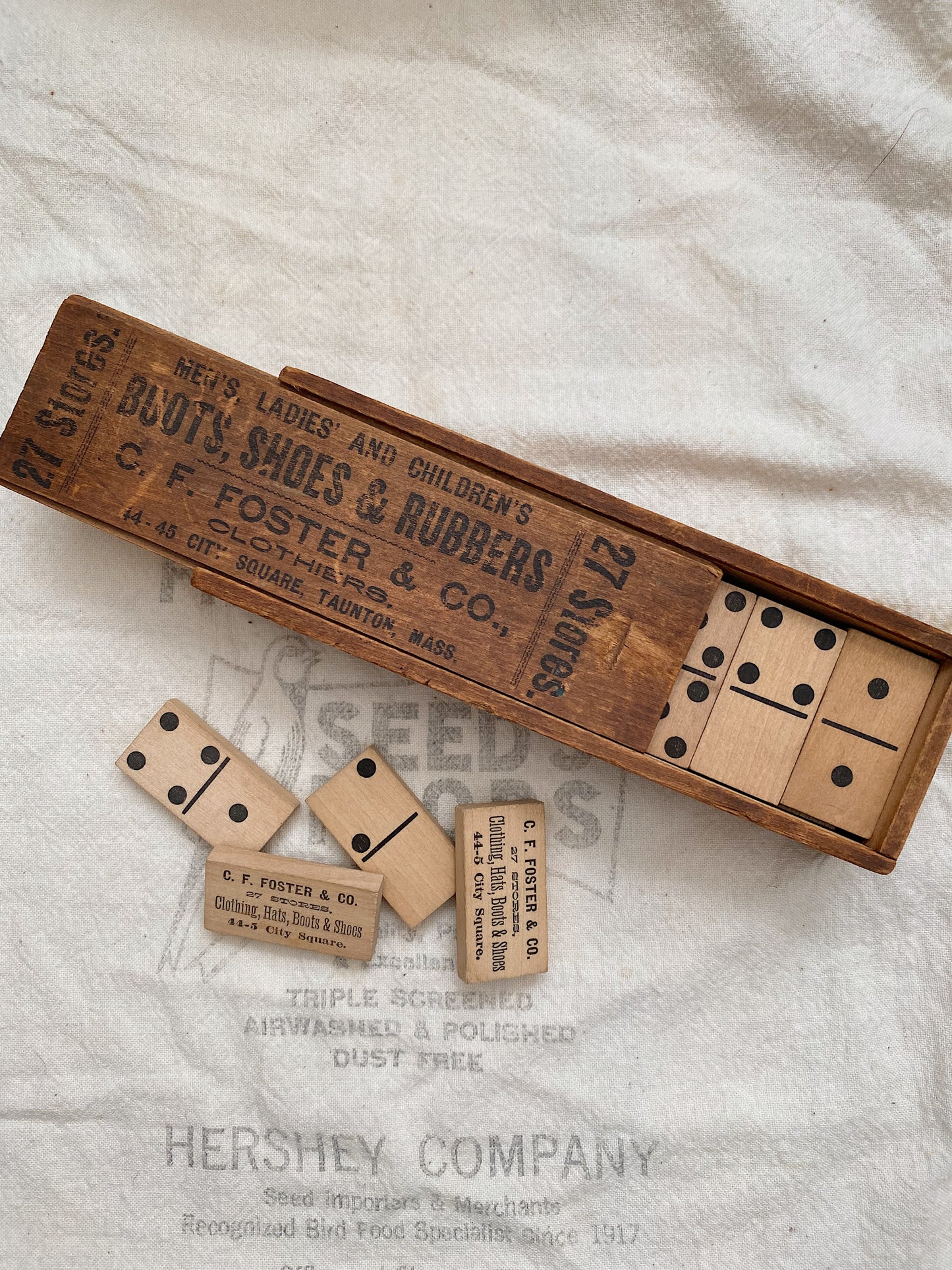 Wood Domino Set