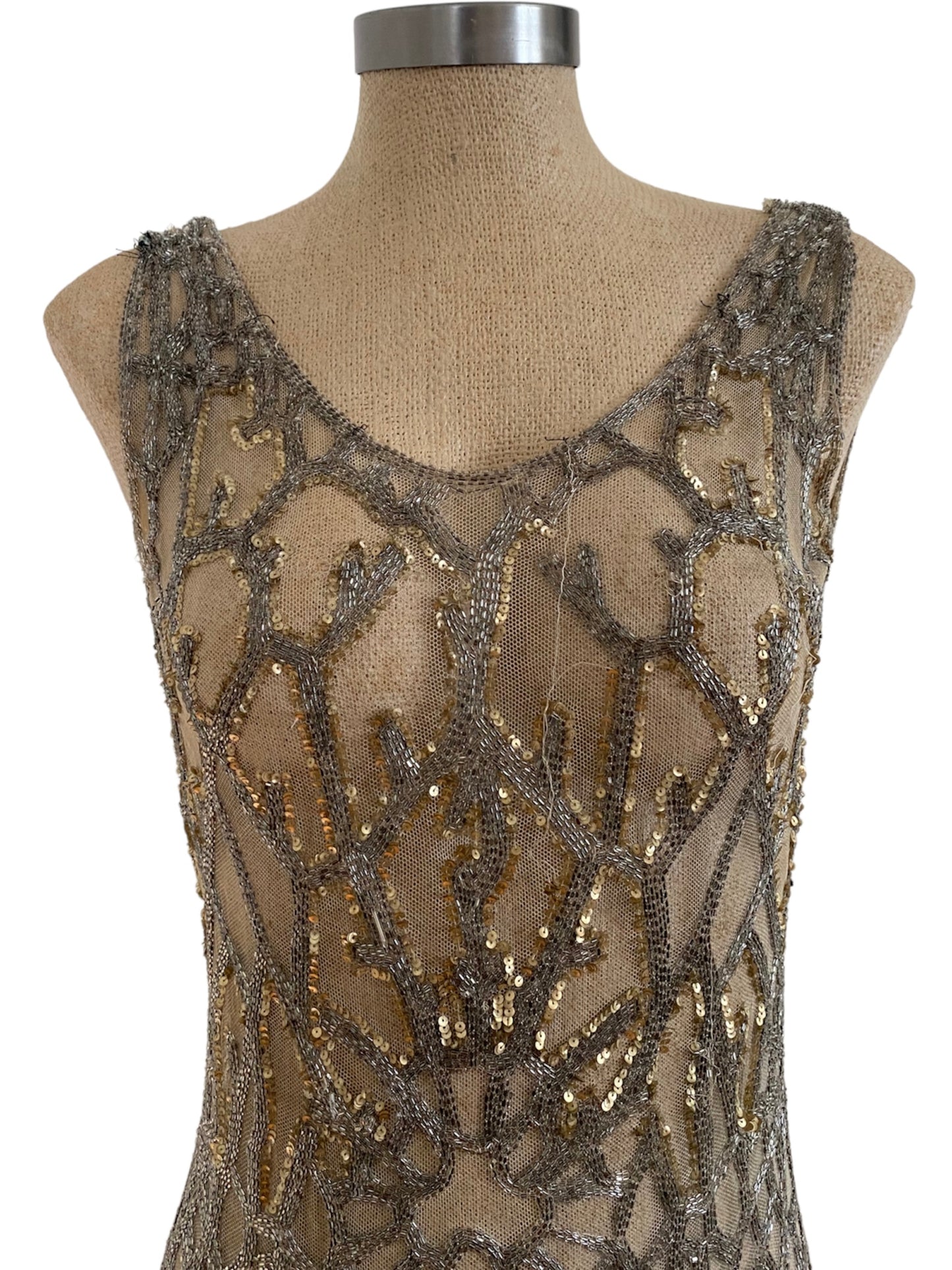1920s Gelatin Sequin Dress